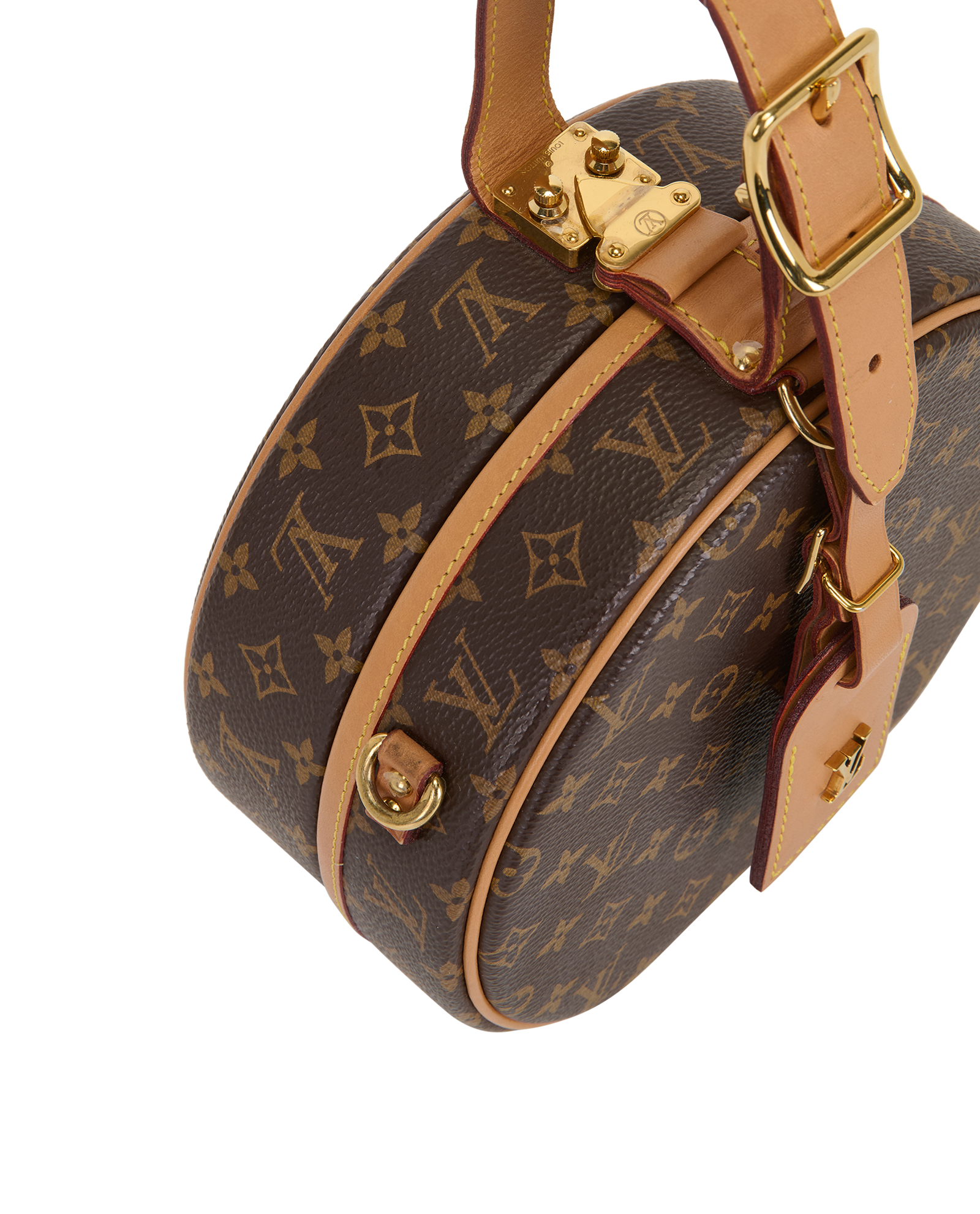 Boite Chapeau Souple PM, &pound;1,500, Handbags, Brown, Canvas, Other view